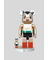 Medicom Toy Bearbrick Tetsuwan Atom (Astro Boy) CHROME Ver. 100% & 400%