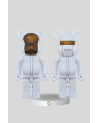 Medicom Toy Bearbrick Daft Punk (White Suits Ver.) 400%