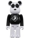 Bearbrick MLB × Peanuts Snoopy White Sox 100％ & 400％ - Medicom Toy