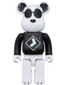 Bearbrick MLB × Peanuts Snoopy White Sox 100％ & 400％ - Medicom Toy